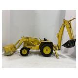 ERTL 1/16 FORD 7500 DIECAST TOY TRACTOR W/ BACKHOE