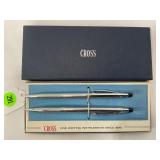 CROSS FINE WRITING INSTRUMENTS PEN & PENCIL SET IN
