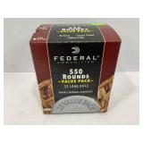 550 ROUNDS OF FEDERAL AMMUNITION 22 LONG RIFLE
