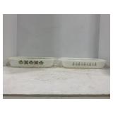 LOT OF 2 FIREKING ANCHOR HOCKING NO. 432 BAKING