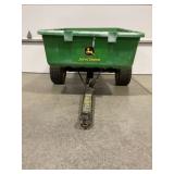 JOHN DEERE 10P PULL BEHIND DUMP CART / TRAILER -
