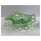 NORTHWOOD OPALESCENT SHELL & WILD ROSE GREEN