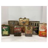FRANCISCO RACING FUEL TIN, PEAK ANTI FREEZE METAL