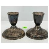 COUGHLIN CREATIONS STERLING WEIGHTED CANDLESTICK