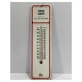 ZIGLER CARPET DUNKIRK, IN METAL ADVERTISING THER-