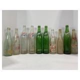 LARGE LOT OF VINTAGE SODA BOTTLES - SPRITE, BIG