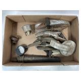 LOT OF VINTAGE OIL SPOUTS FOR QUART OIL CANS,