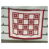 HAND STITCHED QUILT - 101" X 86"