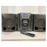 JVC CD PORTABLE COMPONENT SYSTEM 1-BIT D/A