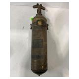 PYRENE BRASS FIRE EXTINGUISHER WITH MOUNTING