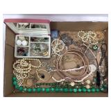 LOT OF VINTAGE & NEWER COSTUME JEWELRY