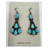 PAIR OF STERLING SILVER EARRINGS