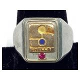 SHELLER COMPANY MEN'S RING SIZE 9 & SHELLER-