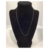 14KT WHITE GOLD 18 1/2" NECKLACE CHAIN 1.0G