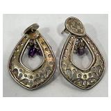 PAIR OF STERLING SILPADA EARRINGS