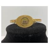 VINTAGE 12KT GOLD FILLED MONOGRAM "M" BRACELET