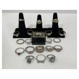 COSTUME RINGS - VARIOUS SIZES