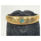 10KT BABY RING TW 0.7G IN ORIGINAL CELLUOID CASE