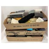 3 FLATS OF EMPTY JEWELRY BOXES