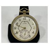 VINTAGE ILLINOIS POCKET WATCH W/ CRACKED FACE
