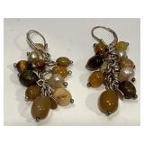 STERLING DANGLE EARRINGS