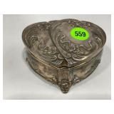 VINTAGE 14KT WITTNAUER DIAMOND SWEETHEART WHITE