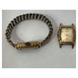 10KT ROLLED GOLD PLATE BULOVA WATCH & BULOVA