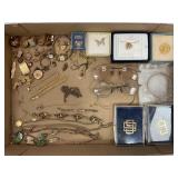 LARGE LOT OF GOLD FILLED JEWELRY & SPECTACLES