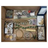VINTAGE & SOME SIGNED COSTUME JEWELRY - TRIFARI,