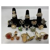 COSTUME RINGS - VARIOUS SIZES