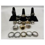 COSTUME RINGS - VARIOUS SIZES