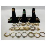 COSTUME RINGS - VARIOUS SIZES