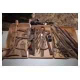 LARGE LOT OF VINTAGE HAND TOOLS - HAND DRILLS,