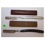 LOT OF 2 ANTIQUE STRAIGHT RAZORS - WADE & BUTCHER