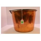 D. PICKING & CO. COPPER KETTLE BUCKET WITH HANDLE