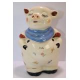 SHAWNEE POTTERY "SMILEY" PIG COOKIE JAR - 12"