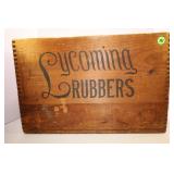 LYCOMING RUBBERS WOOD SHIPPING CRATE - 17 1/2" X