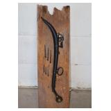 USH CO. HARNESS HAME HORSE COLLAR DISPLAY BOARD
