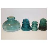 F.M. LOCKE VICTOR NEW YORK BLUE INSULATOR &