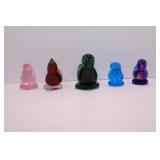 LOT OF 5 TERRA STUDIOS HANDMADE ARTIST SIGNED