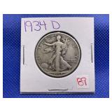1934-D WALKING LIBERTY HALF DOLLAR