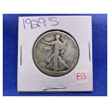 1929-S WALKING LIBERTY HALF DOLLAR