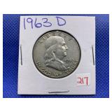 1963-D FRANKLIN HALF DOLLAR