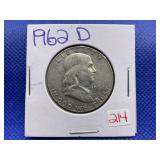 1962-D FRANKLIN HALF DOLLAR
