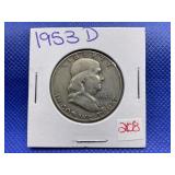 1953-D FRANKLIN HALF DOLLAR