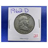 1962-D FRANKLIN HALF DOLLAR