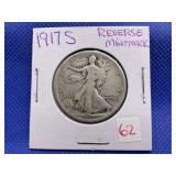 1917-S WALKING LIBERTY HALF DOLLAR REVERSE MINT