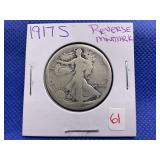 1917-S WALKING LIBERTY HALF DOLLAR REVERSE MINT