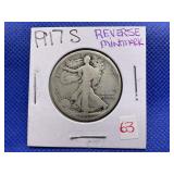 1917-S WALKING LIBERTY HALF DOLLAR REVERSE MINT