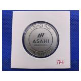 ASAHI REFINING ONE TROY OUNCE .999 FINE SILVER